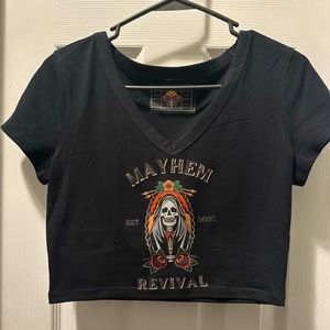 Mayhem Revival Cropped tee